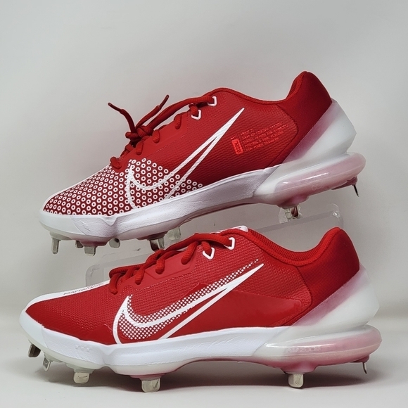 Nike Force Zoom Trout 7 Pro Metal Baseball Cleats Red CQ7224-602 Men Multi New - Picture 2 of 10